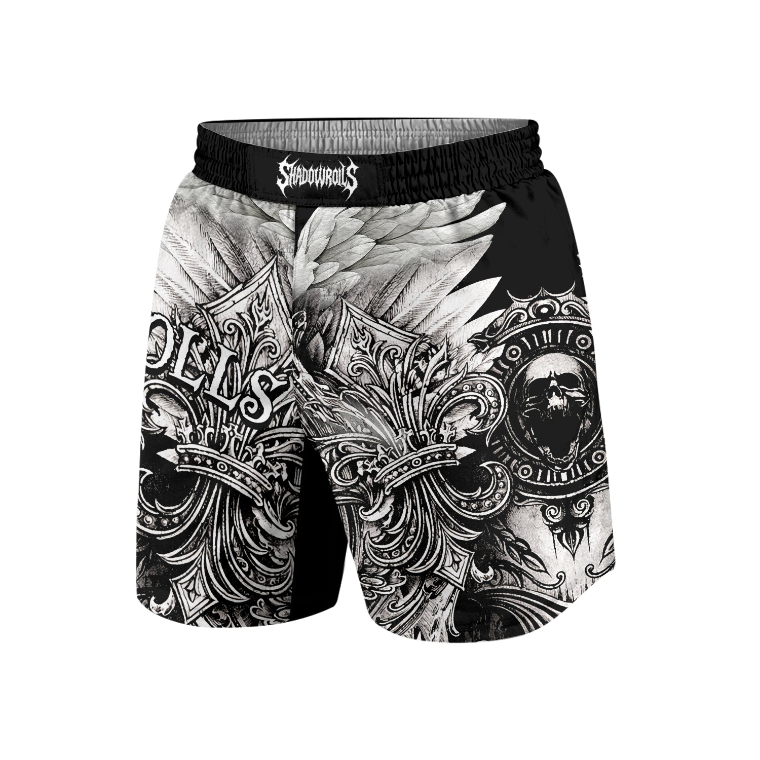 Mythic Beast Dominion Grappling Shorts - front view mockup