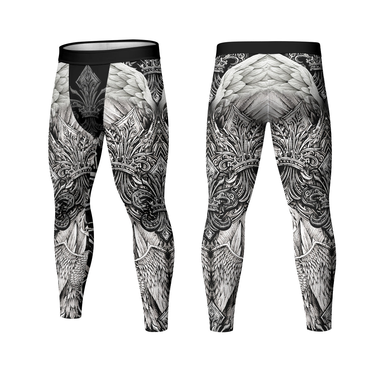 Mythic Beast Dominion Men's Leggings - front and back view