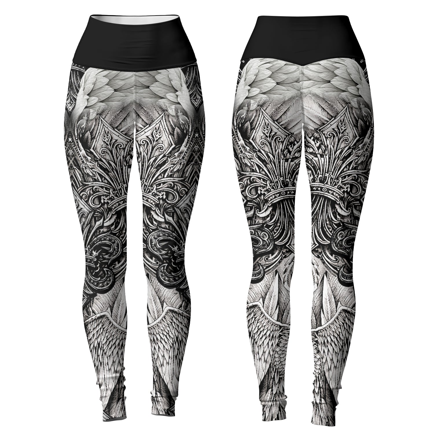 Mythic Beast Dominion Women's Leggings - front and back view