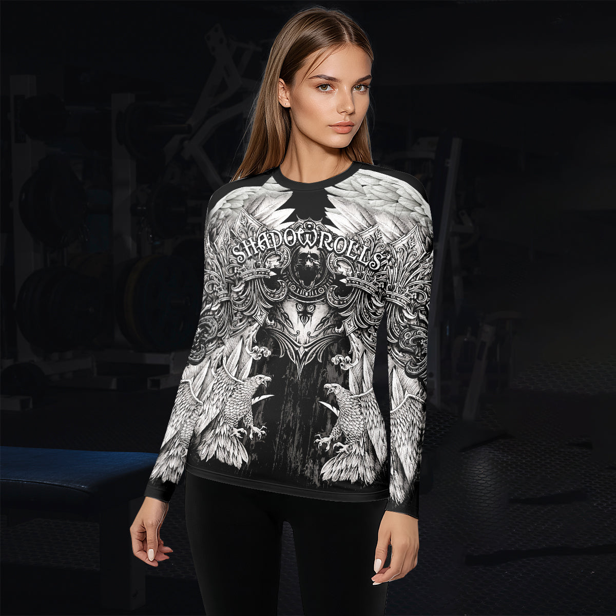 Mythic Beast Dominion Women's Rash Guard Long Sleeve - lifestyle view