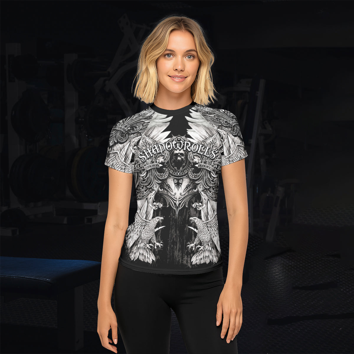 Mythic Beast Dominion Women's Rash Guard Short Sleeve - lifestyle view
