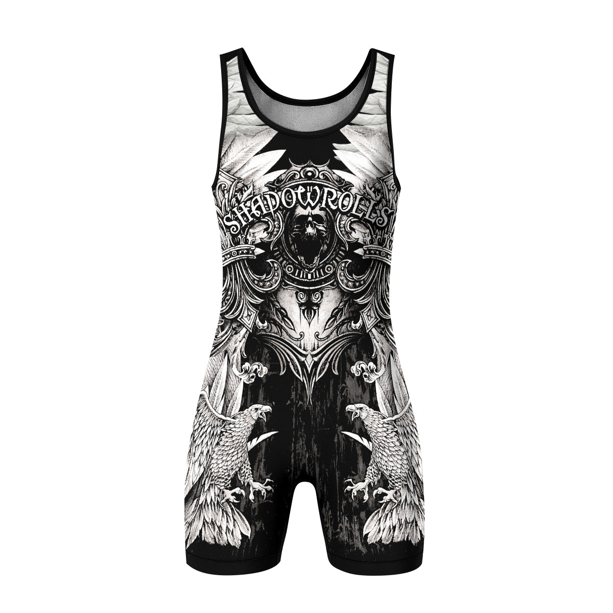 Mythic Beast Dominion Wrestling Singlet - front view mockup