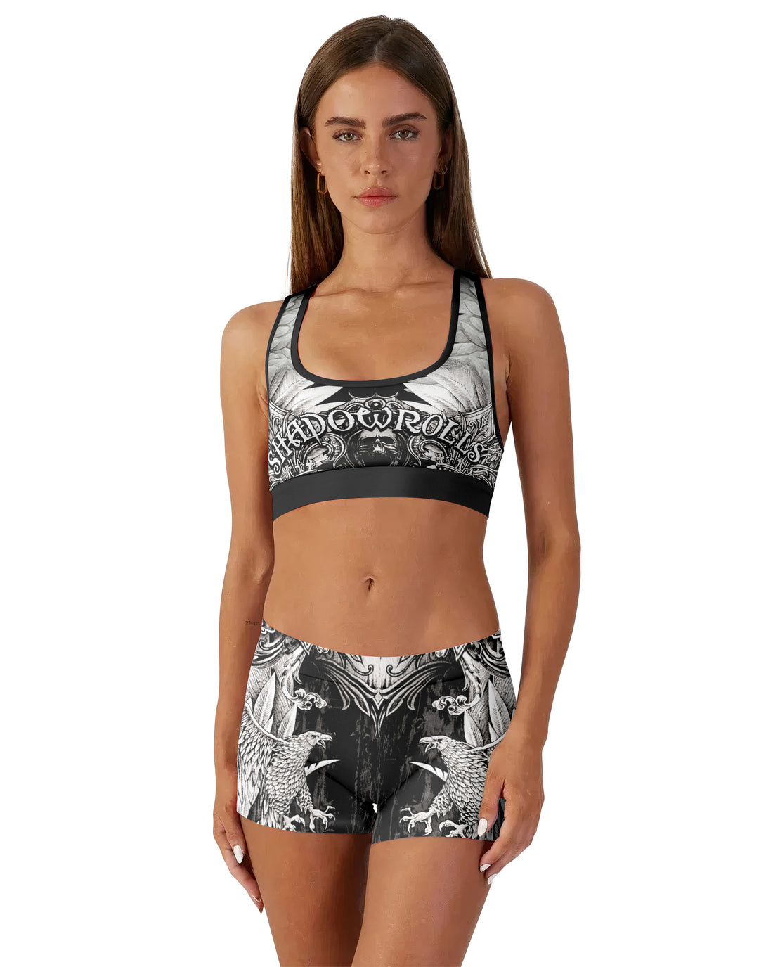 Mythic Beast Dominion Women's Workout Set - front lifestyle view