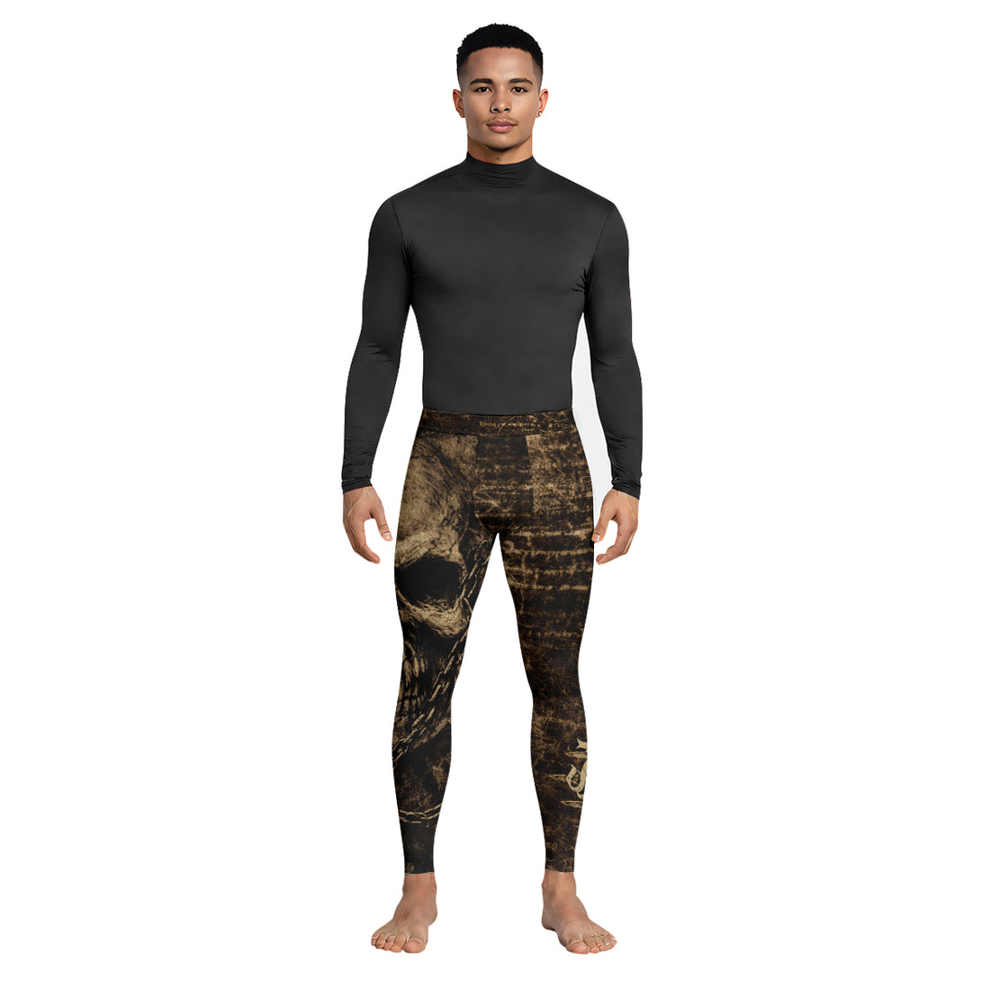 Shadowrolls Skull Chain Men's Leggings - lifestyle view