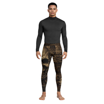 Shadowrolls Skull Chain Men's Leggings - lifestyle view