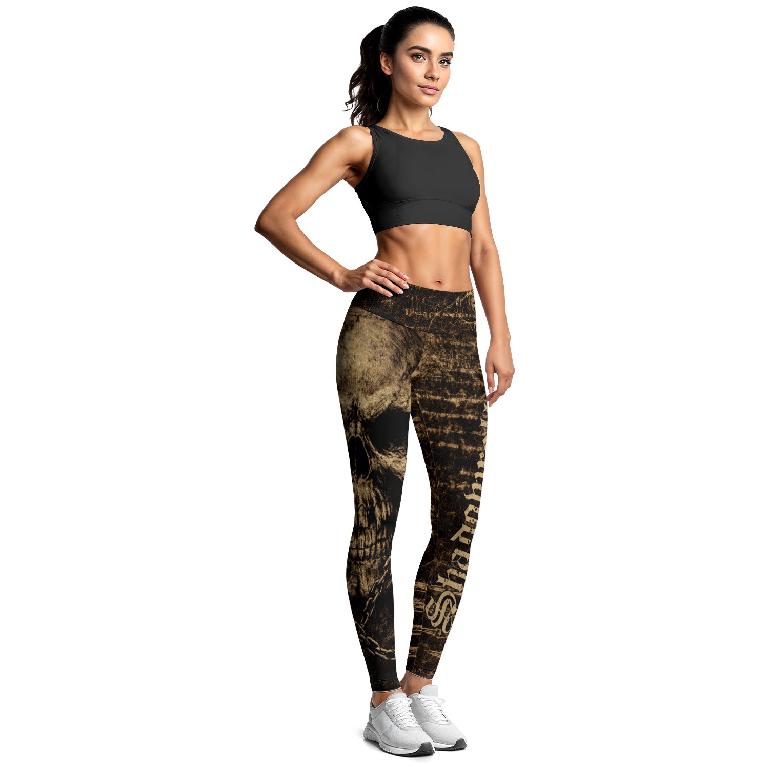 Shadowrolls Skull Chain Women's Leggings - lifestyle view