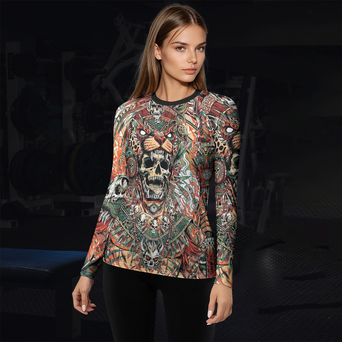Jaguar Heir Women's Rash Guard Long Sleeve – lifestyle view