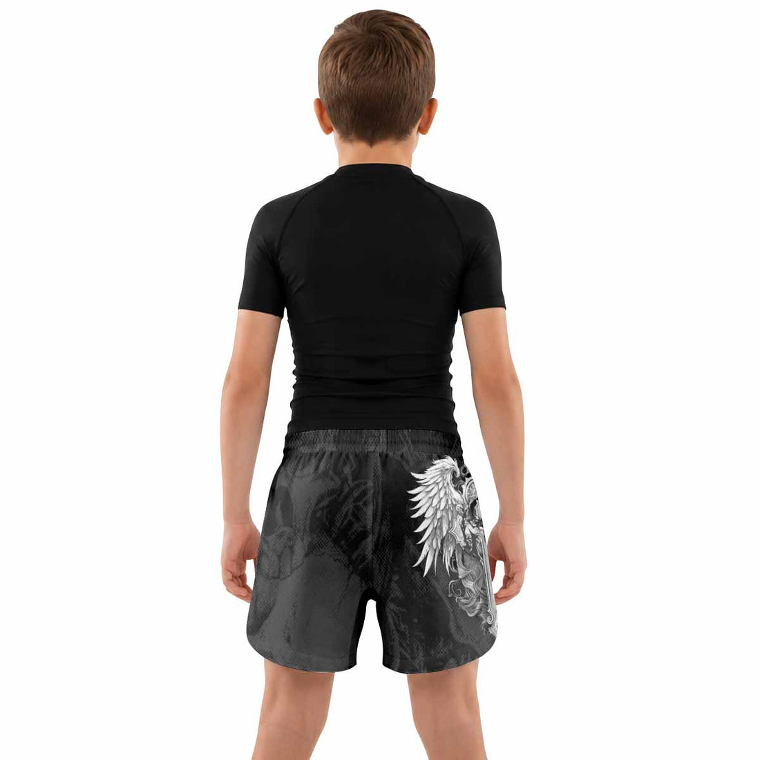 Rebirth of the Fallen Kids Grappling Shorts - lifestyle