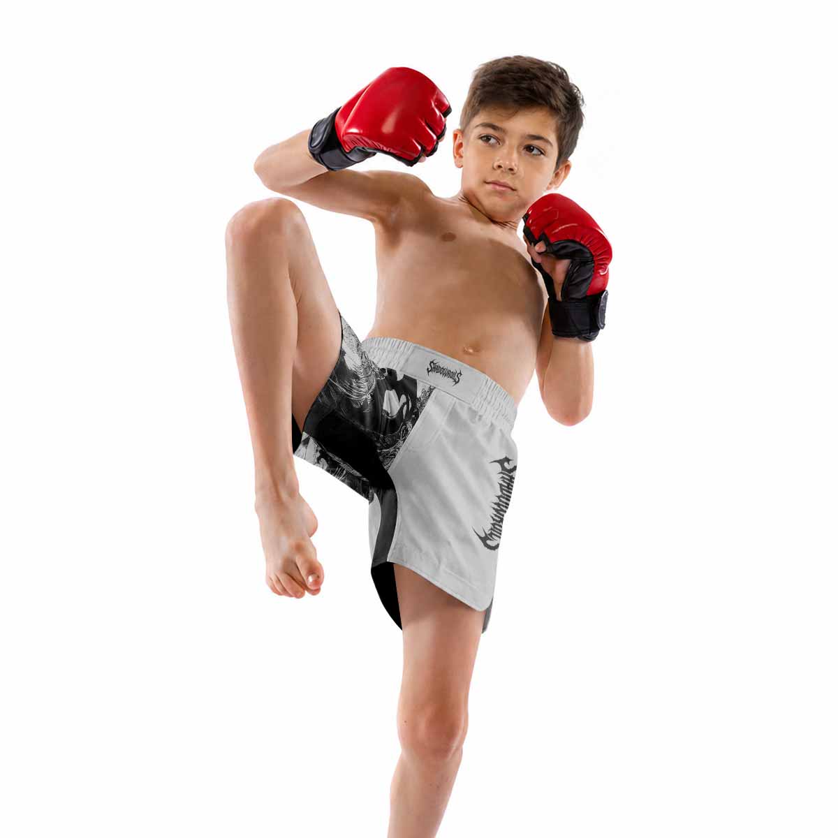 The Forsaken Beast Kids Grappling Shorts - lifestyle