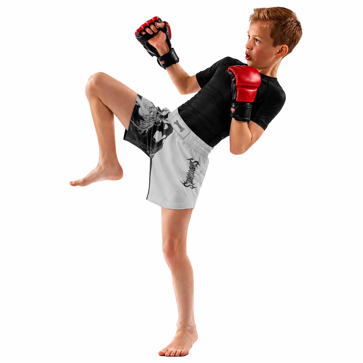 The Forsaken Beast Kids Grappling Shorts - lifestyle