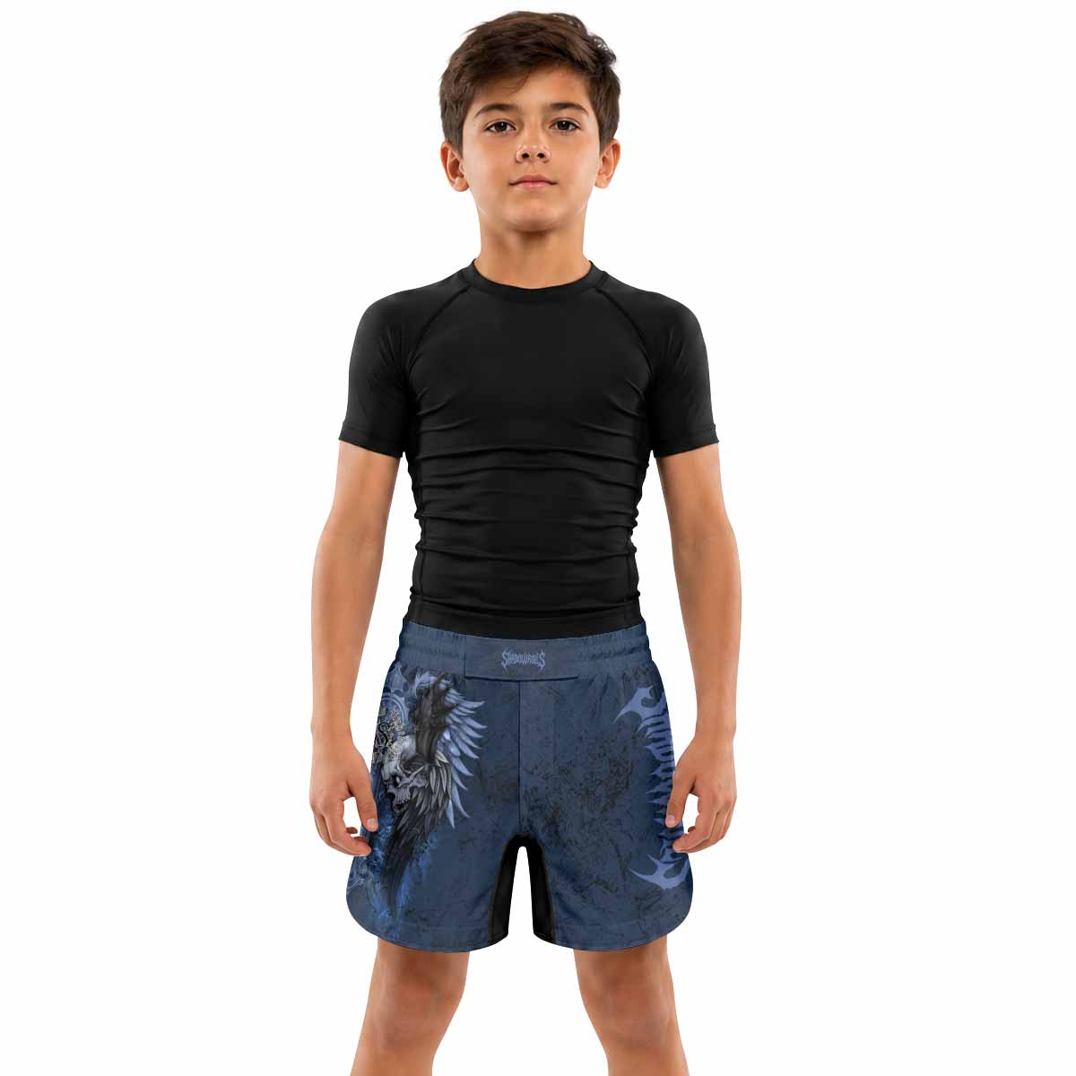 Duality of Souls Kids Grappling Shorts - lifestyle