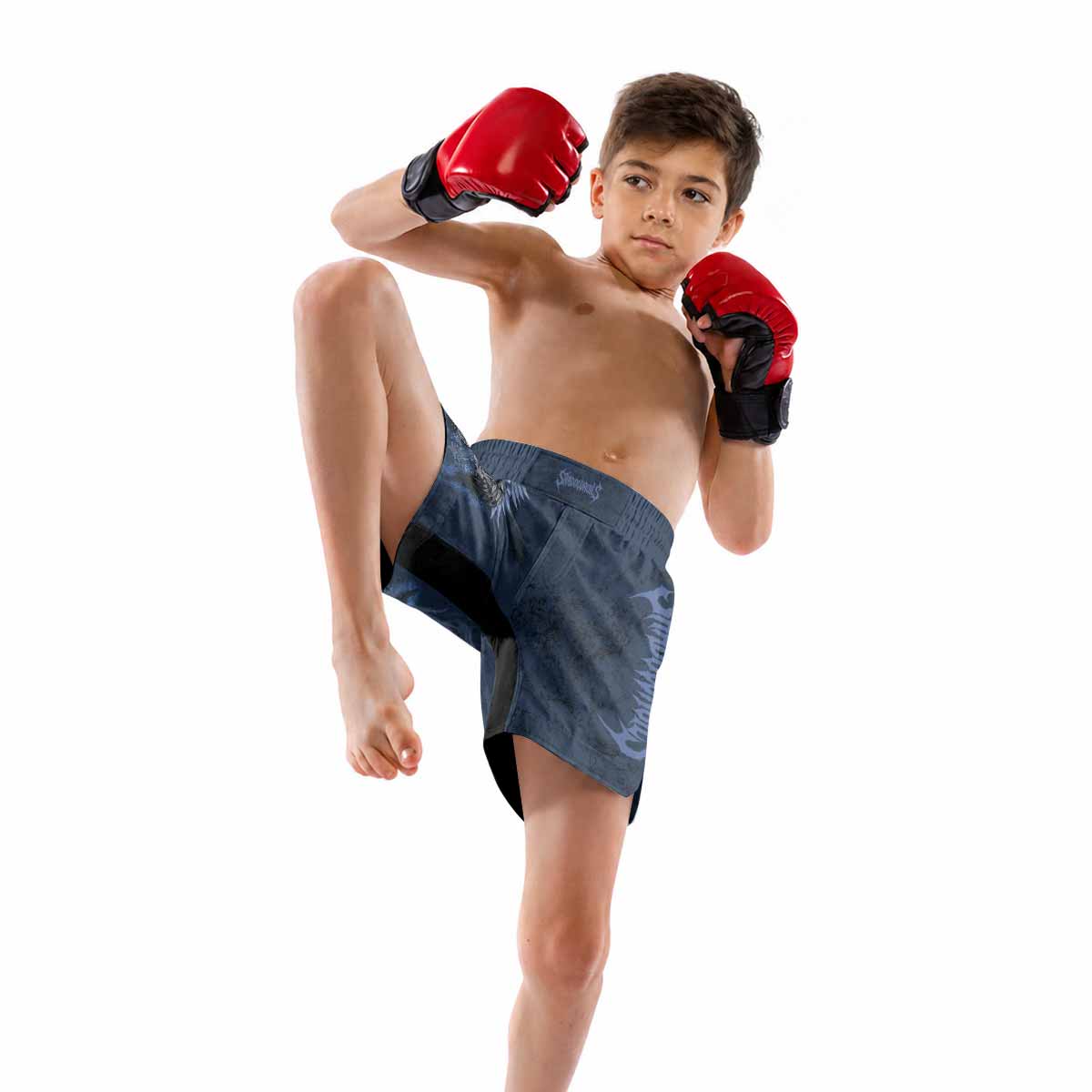 Duality of Souls Kids Grappling Shorts - lifestyle