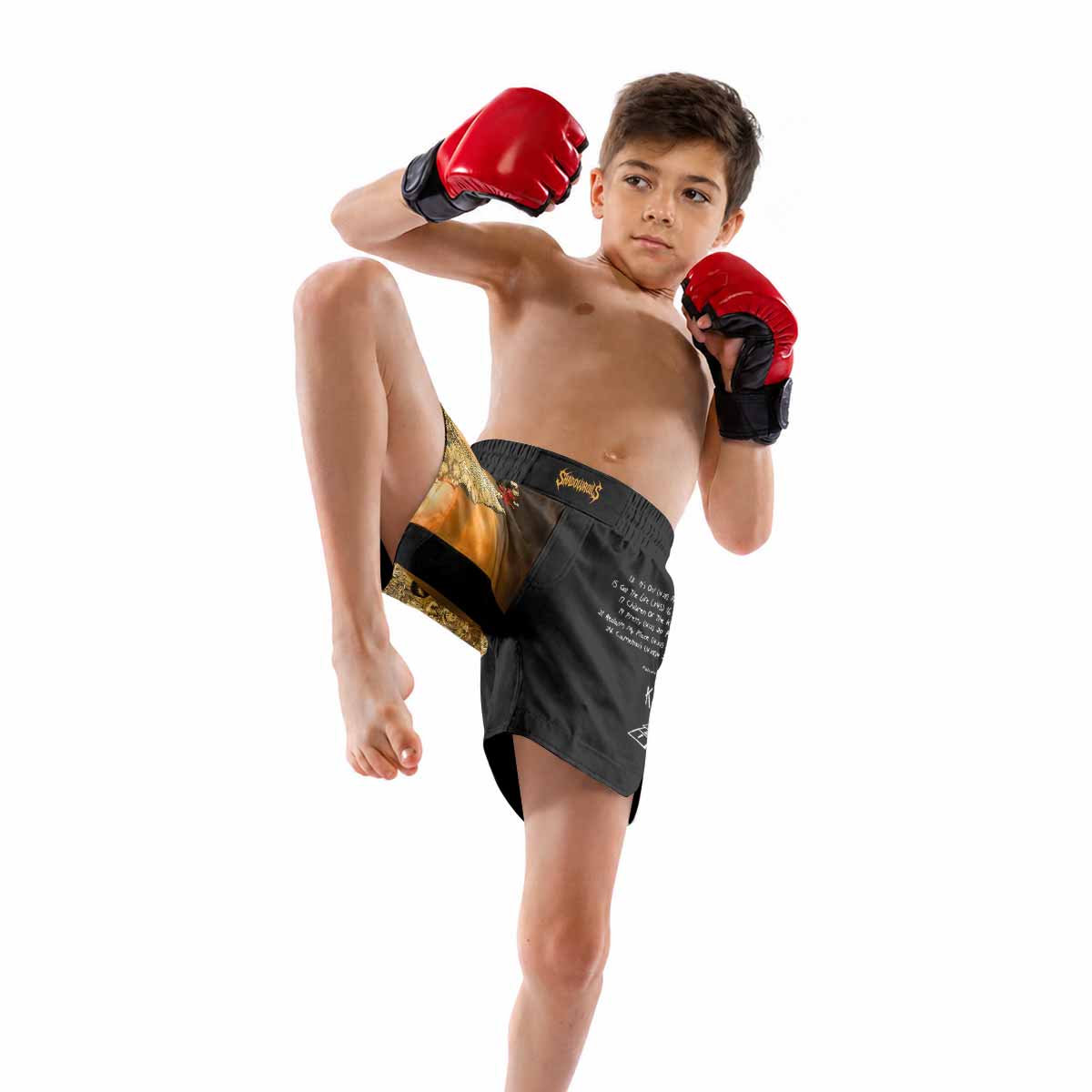 Korn Follow the Leader Hopscotch Kids Grappling Shorts - lifestyle