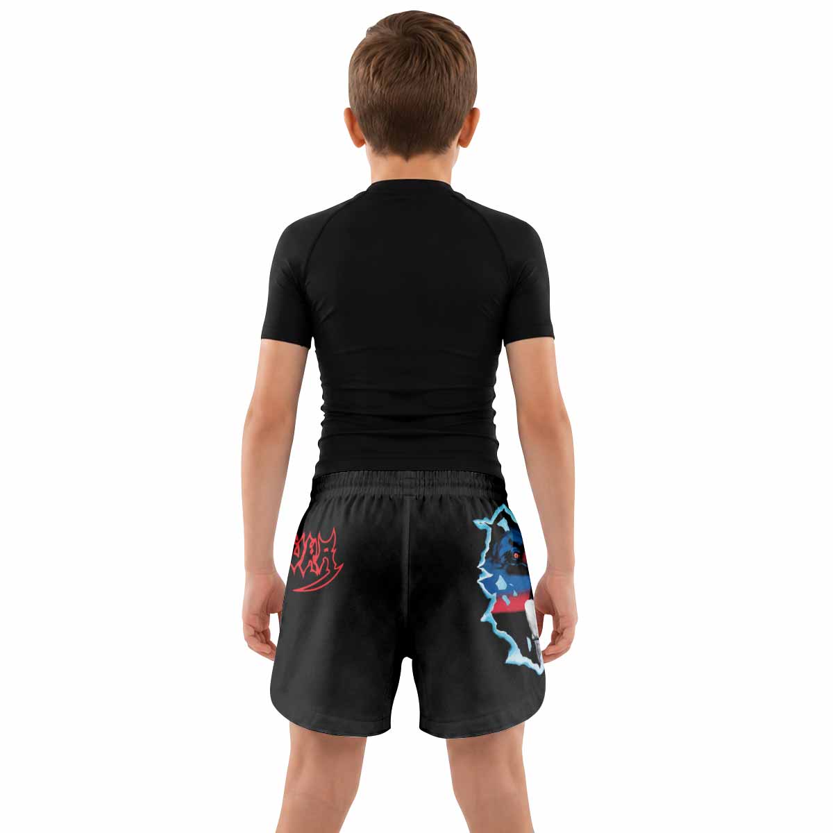 Sepultura Schizophrenia Kids Grappling Shorts - lifestyle