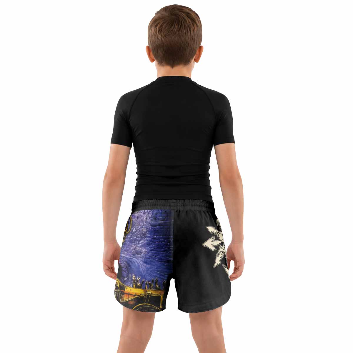 Chaos A.D. Sepultura Kids Grappling Shorts - lifestyle