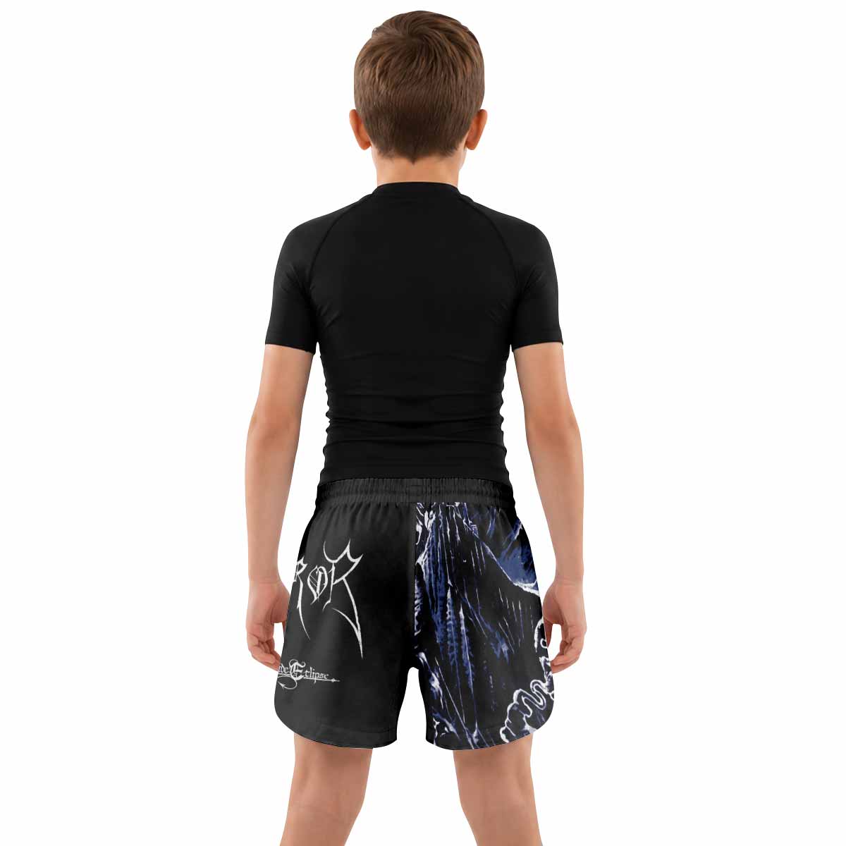 Emperor In the Nightside Eclipse Kids Grappling Shorts - lifestyle