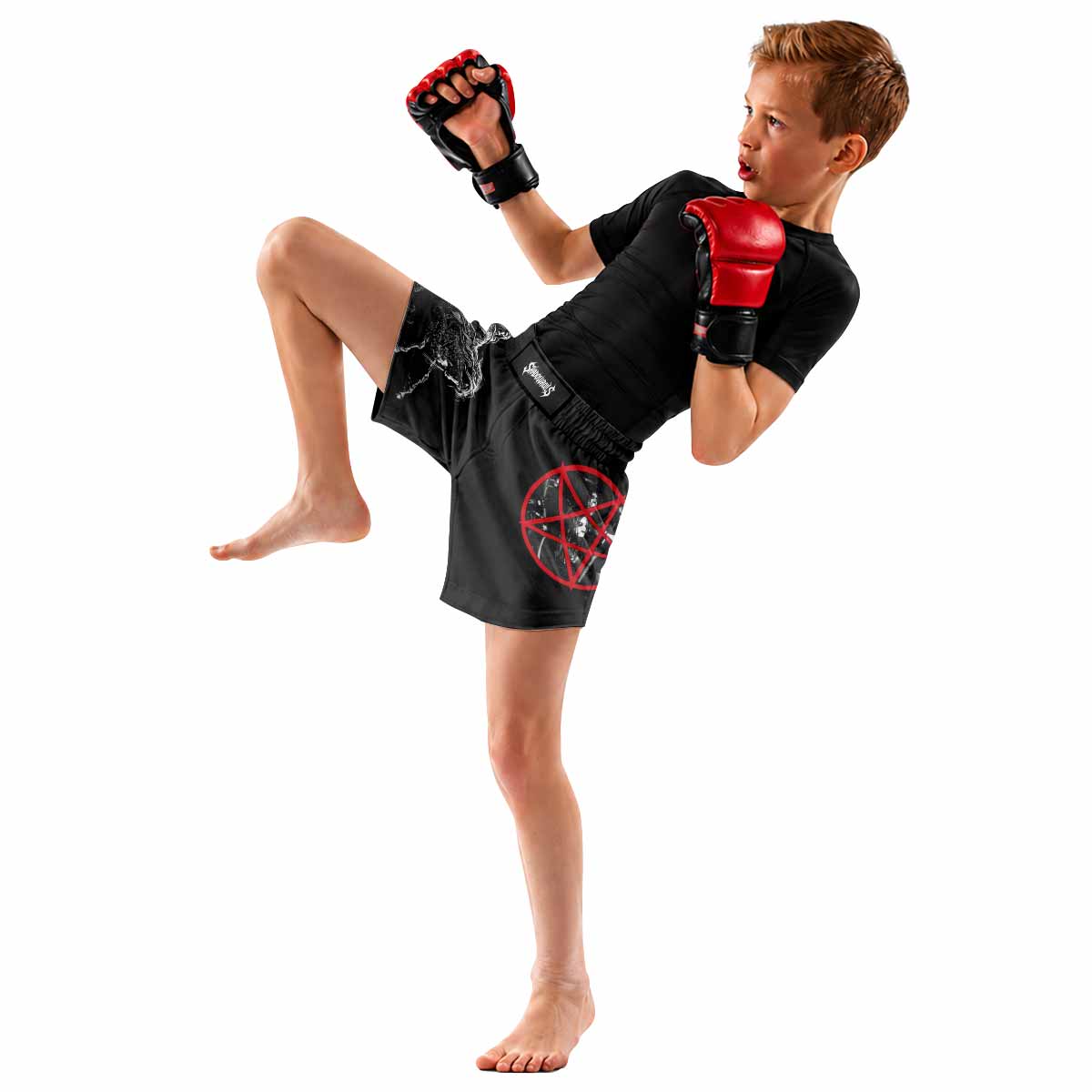 Emperor Wrath of the Tyrant Kids Grappling Shorts - lifestyle