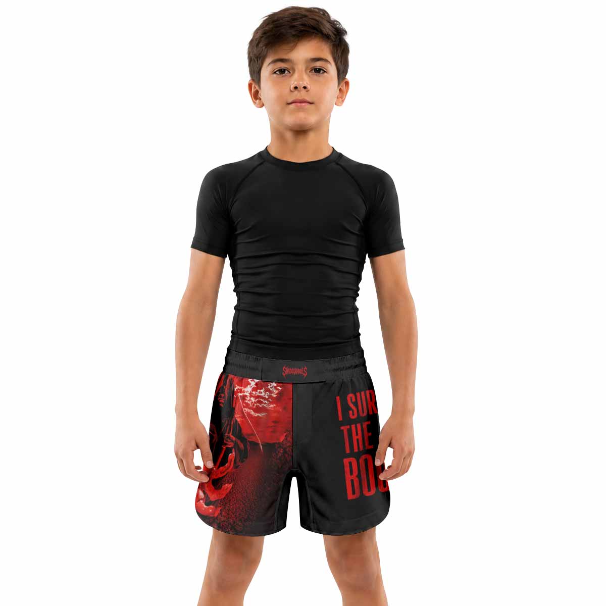 Children of Bodom Something Wild Kids Grappling Shorts - lifestyle