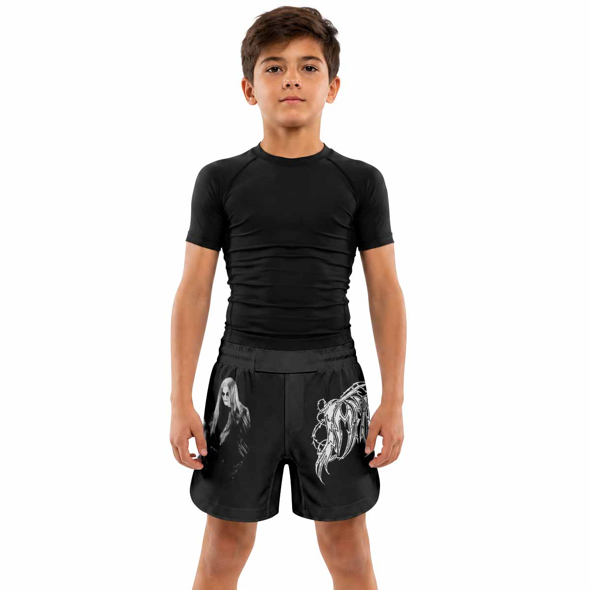 Immortal Pure Holocaust Kids Grappling Shorts - lifestyle