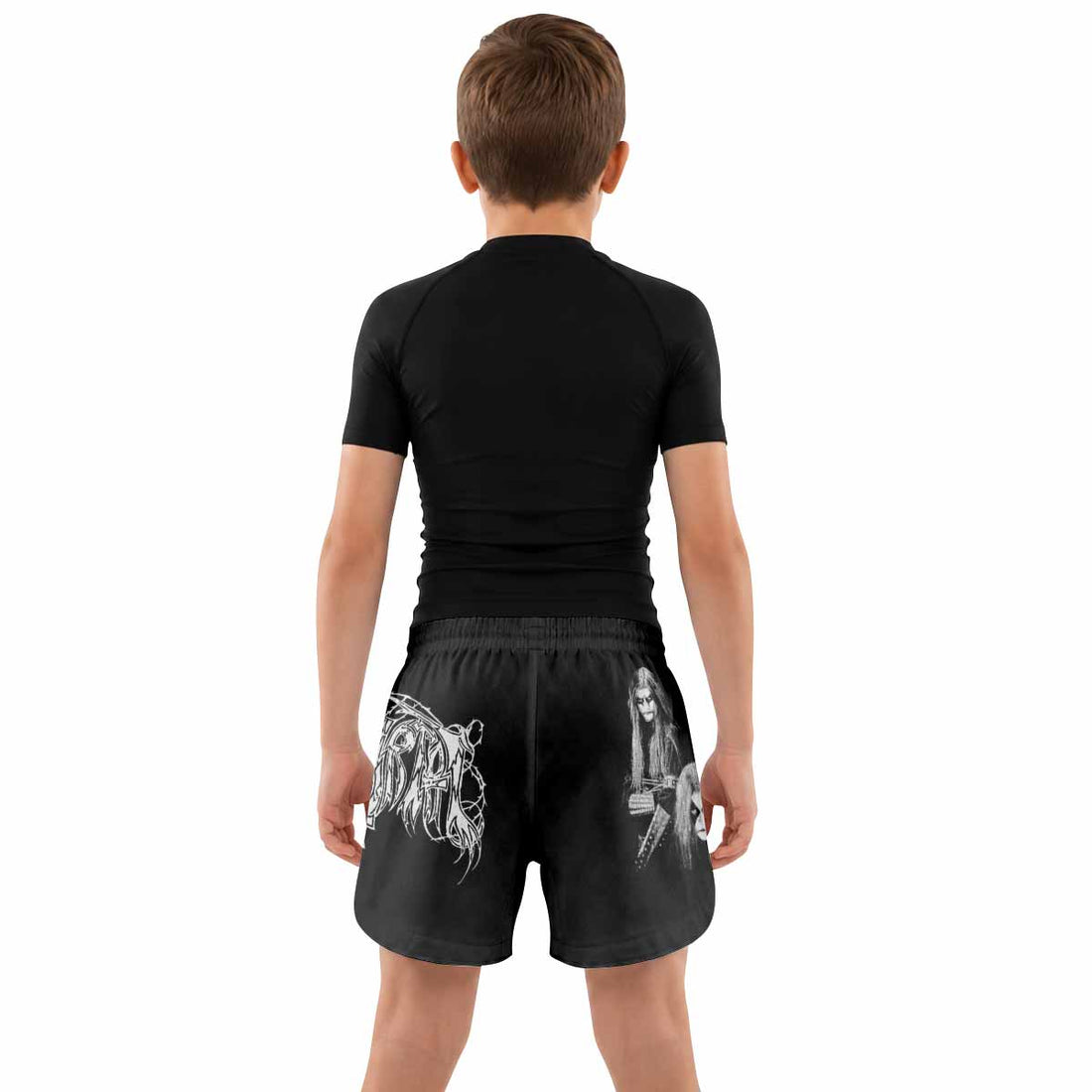 Immortal Pure Holocaust Kids Grappling Shorts - lifestyle