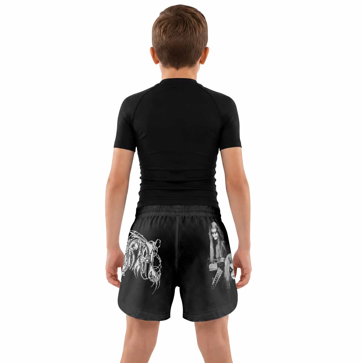 Immortal Pure Holocaust Kids Grappling Shorts - lifestyle