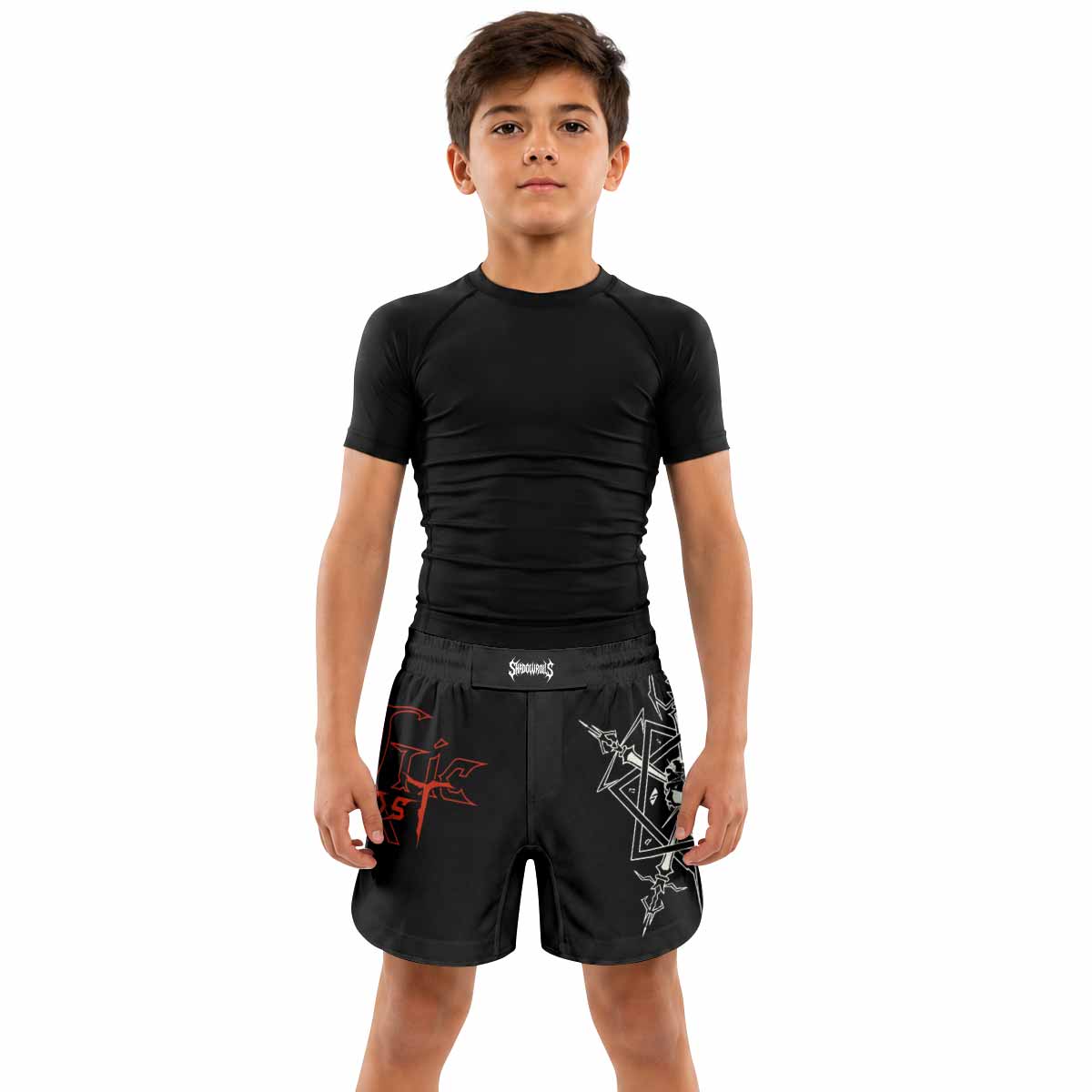 Celtic Frost Morbid Tales Sigil Kids Grappling Shorts - lifestyle