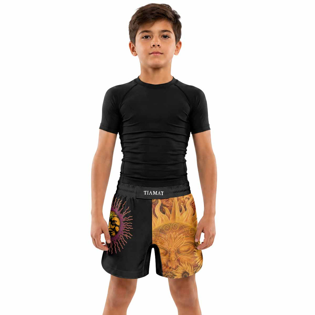 Tiamat Spiritual Sun Kids Grappling Shorts - lifestyle