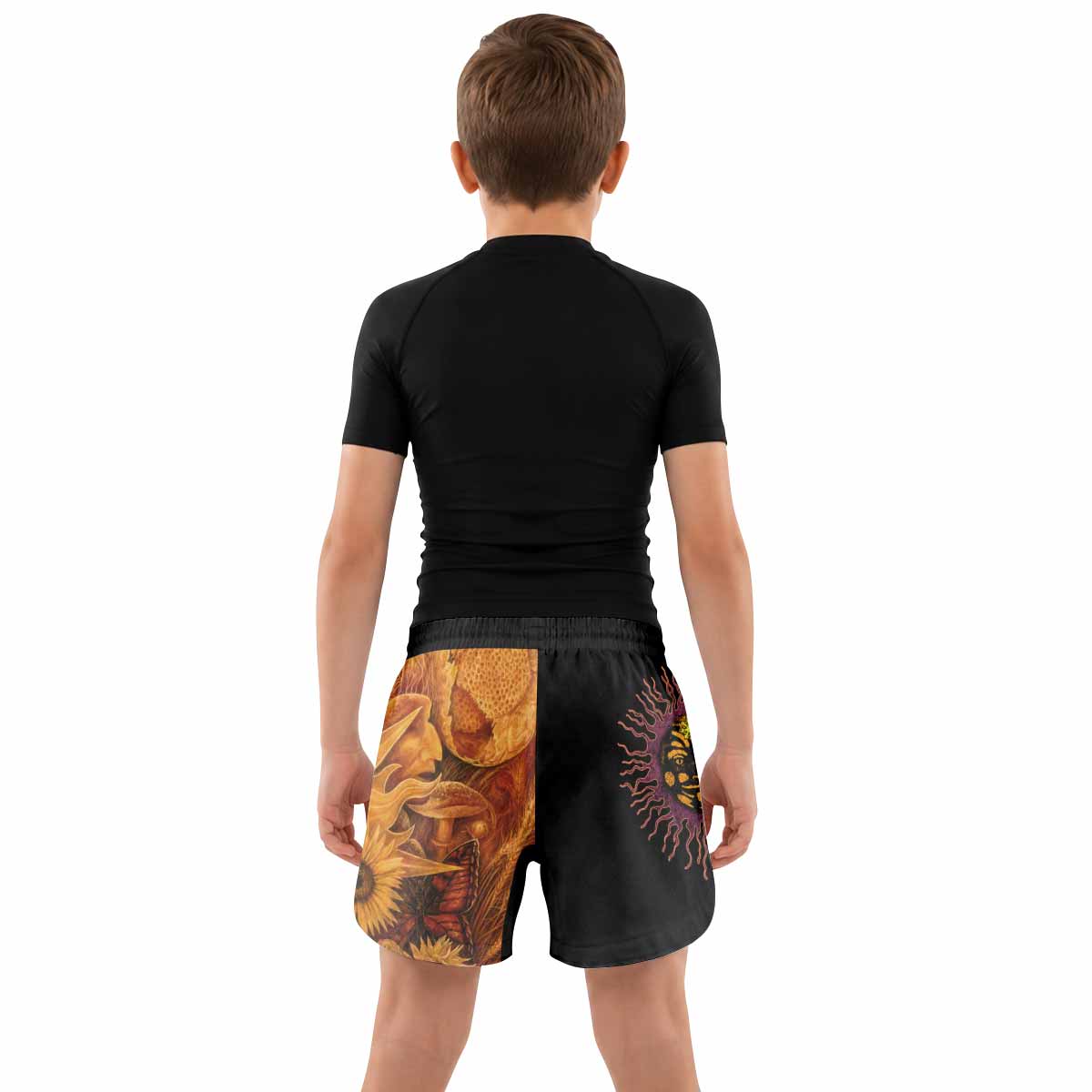 Tiamat Spiritual Sun Kids Grappling Shorts - lifestyle