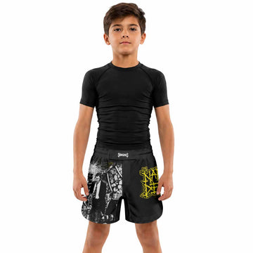 Napalm Death Scum Kids Grappling Shorts - lifestyle