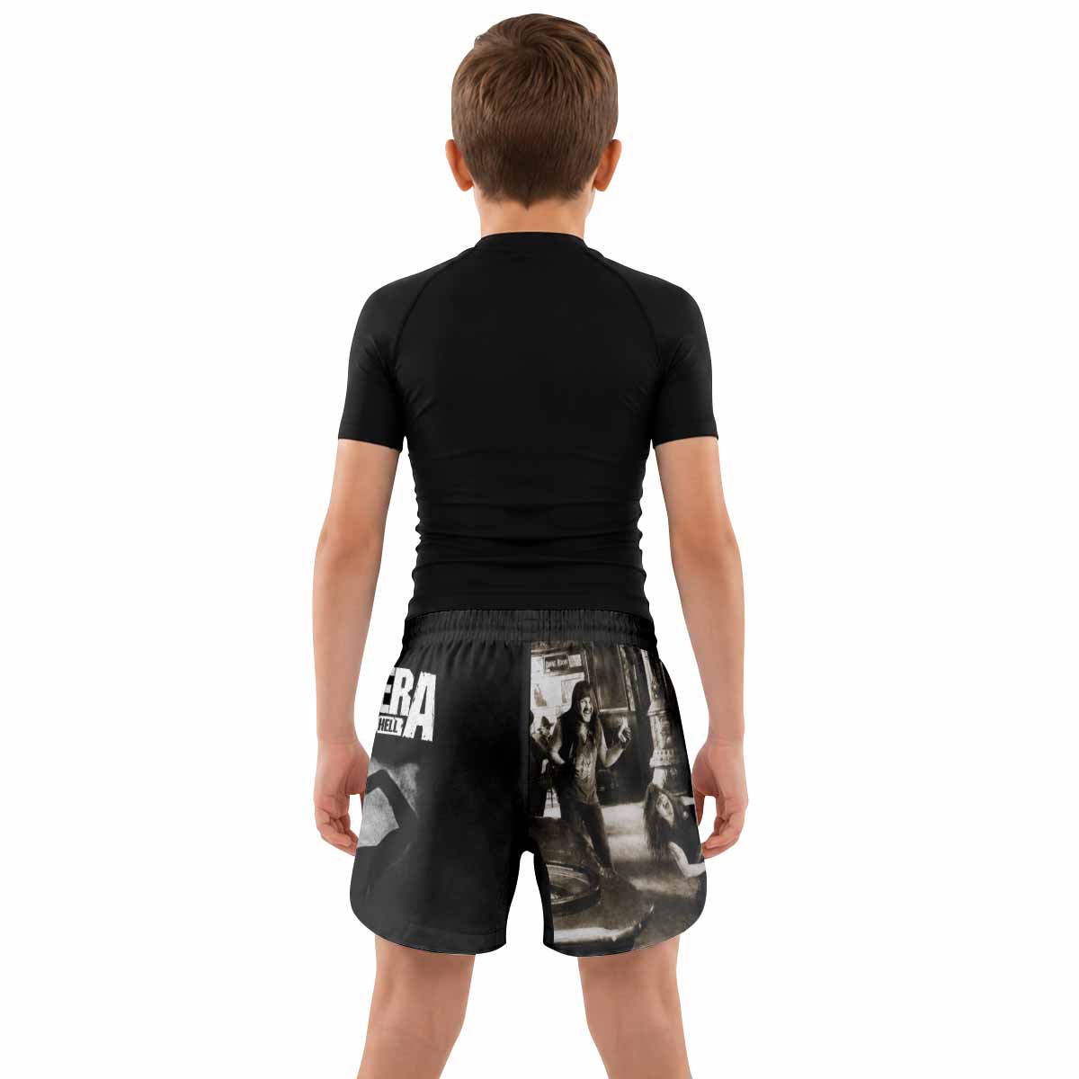 Cowboys from Hell Pantera Kids Grappling Shorts - lifestyle