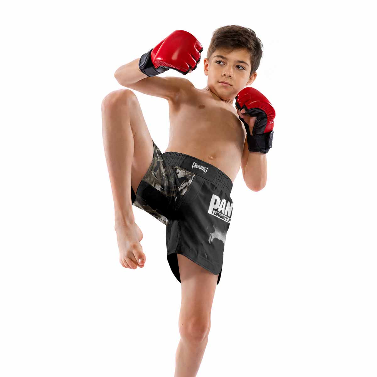 Cowboys from Hell Pantera Kids Grappling Shorts - lifestyle