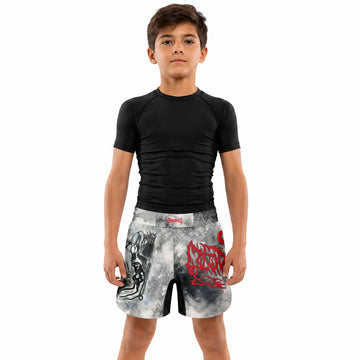 Leviathan Tentacles of Whorror Kids Grappling Shorts - lifestyle