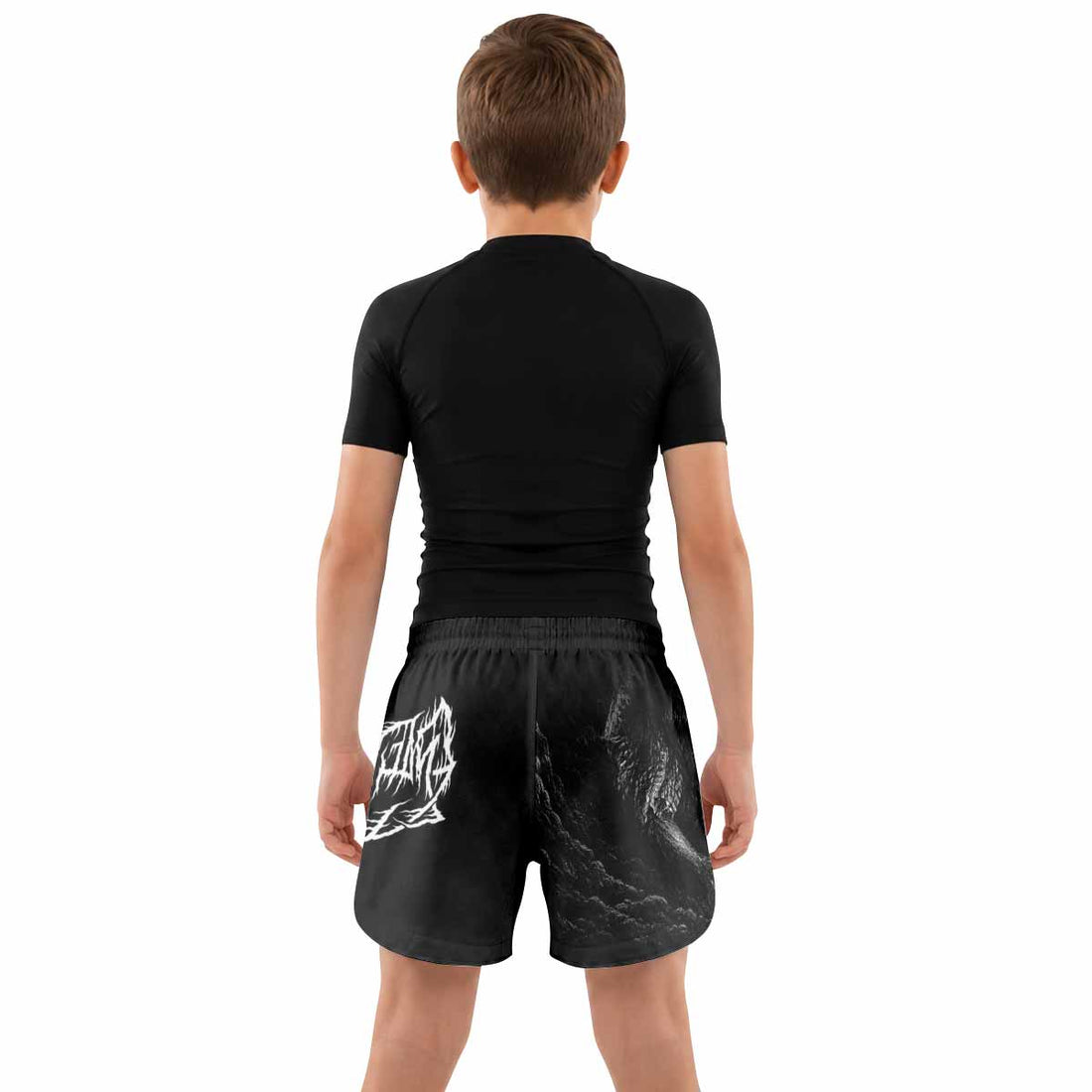 Leviathan Fucking Your Ghost In Chains of Ice Kids Grappling Shorts - lifestyle