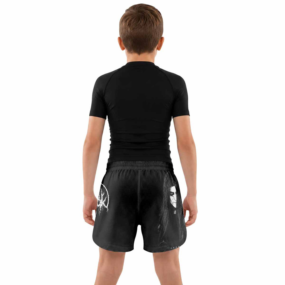 Morok Carpathian Fullmoon Ritual Kids Grappling Shorts - lifestyle