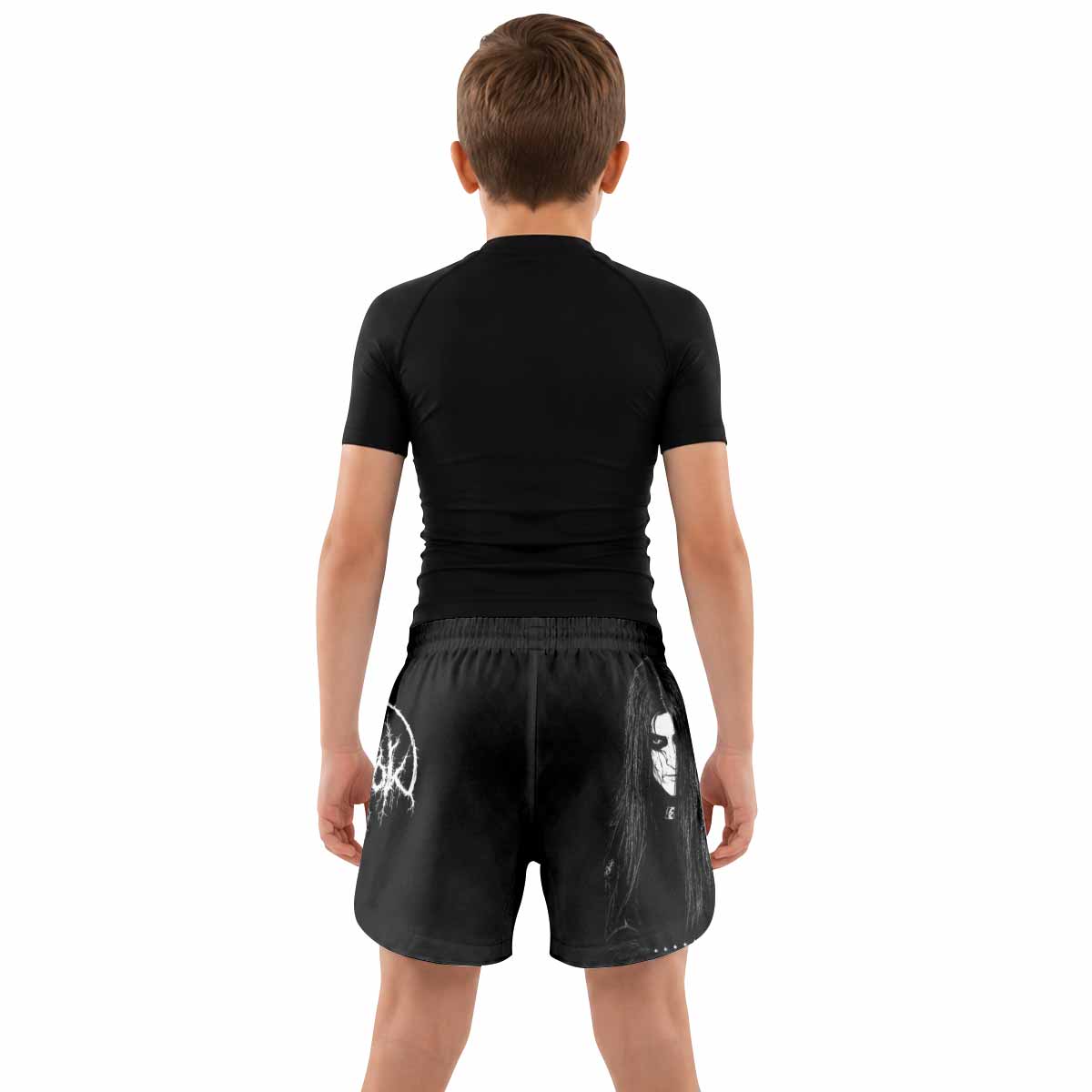 Morok Carpathian Fullmoon Ritual Kids Grappling Shorts - lifestyle