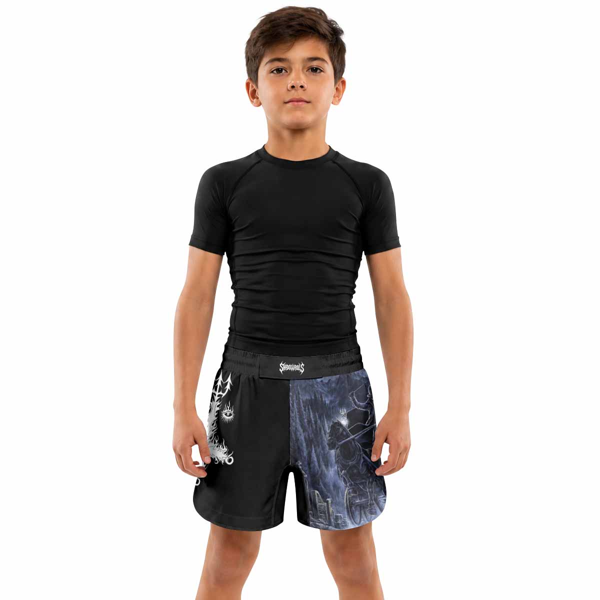 Dissection The Somberlain Kids Grappling Shorts - lifestyle