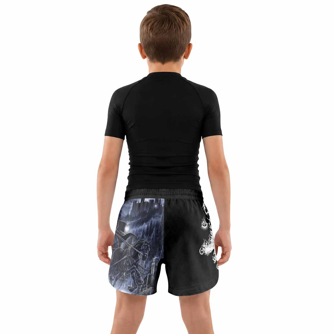 Dissection The Somberlain Kids Grappling Shorts - lifestyle