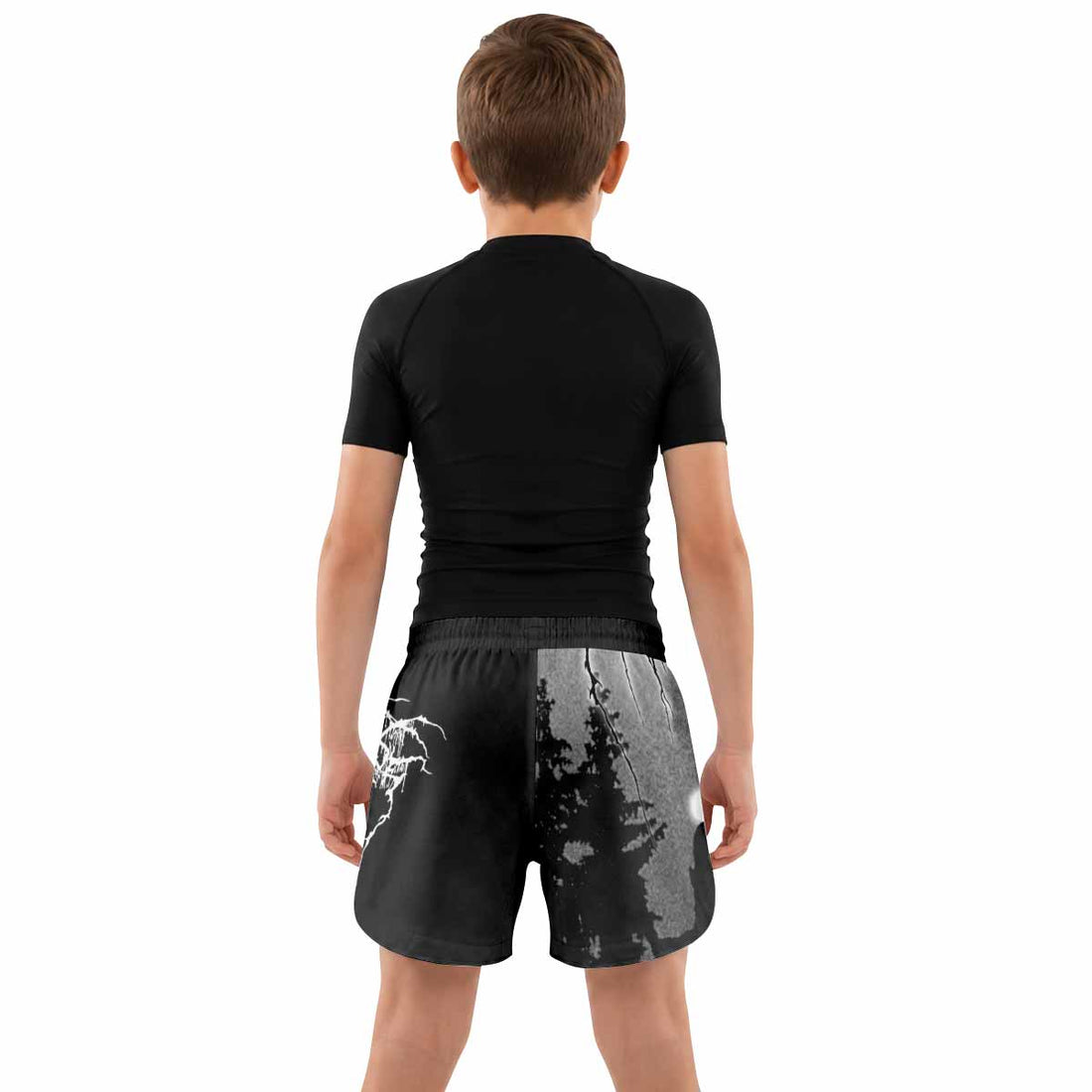 Darkthrone Panzerfaust Kids Grappling Shorts - lifestyle