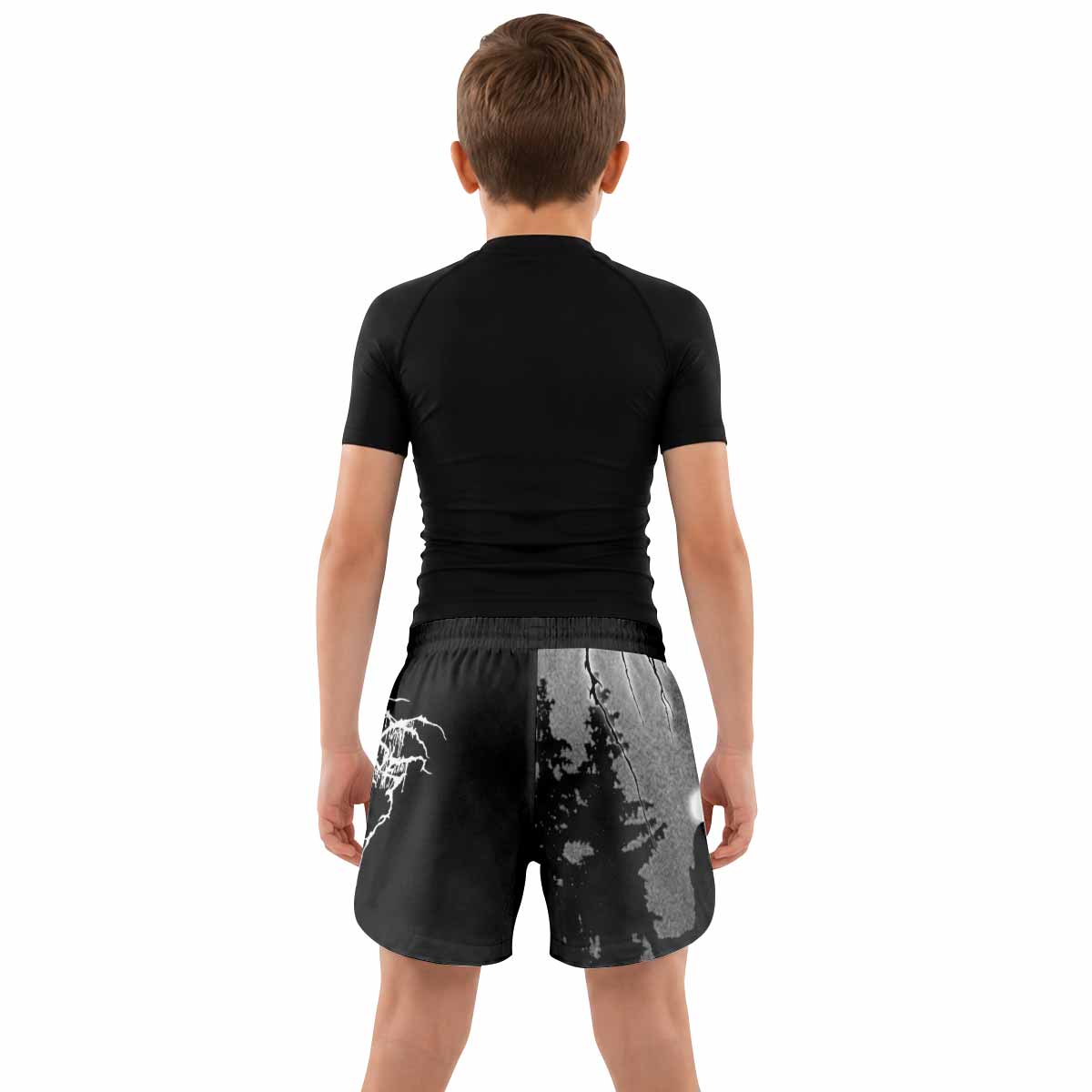 Darkthrone Panzerfaust Kids Grappling Shorts - lifestyle