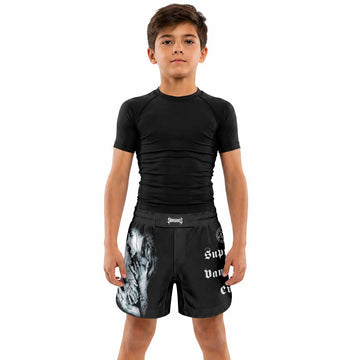 Cradle of Filth The Principle of Evil Made Flesh Kids Grappling Shorts - lifestyle