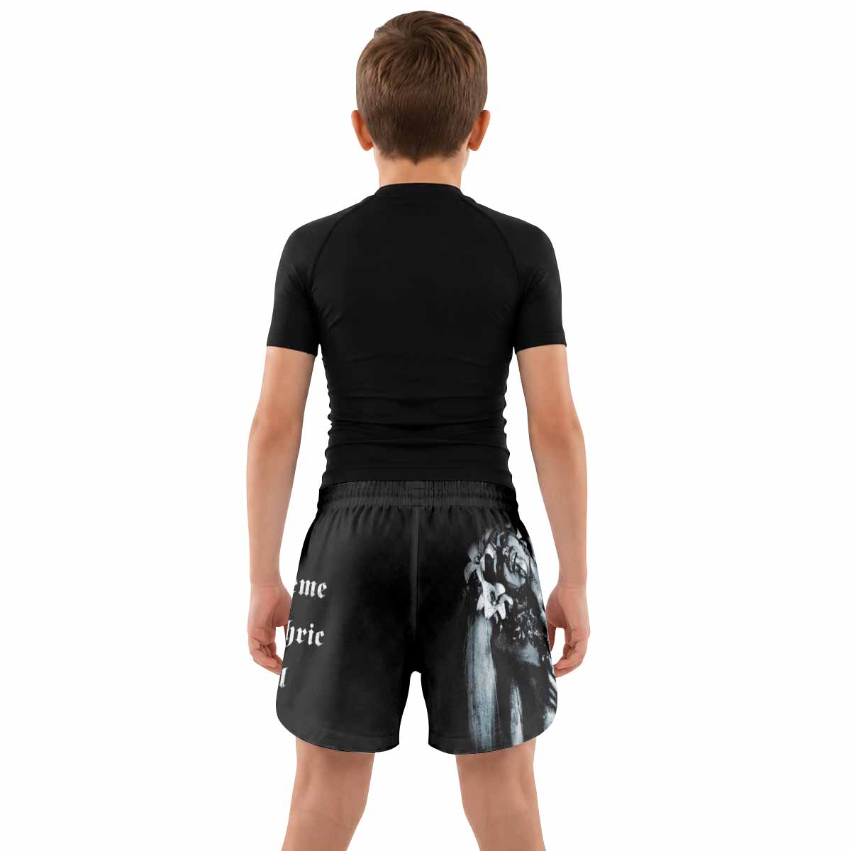 Cradle of Filth The Principle of Evil Made Flesh Kids Grappling Shorts - lifestyle