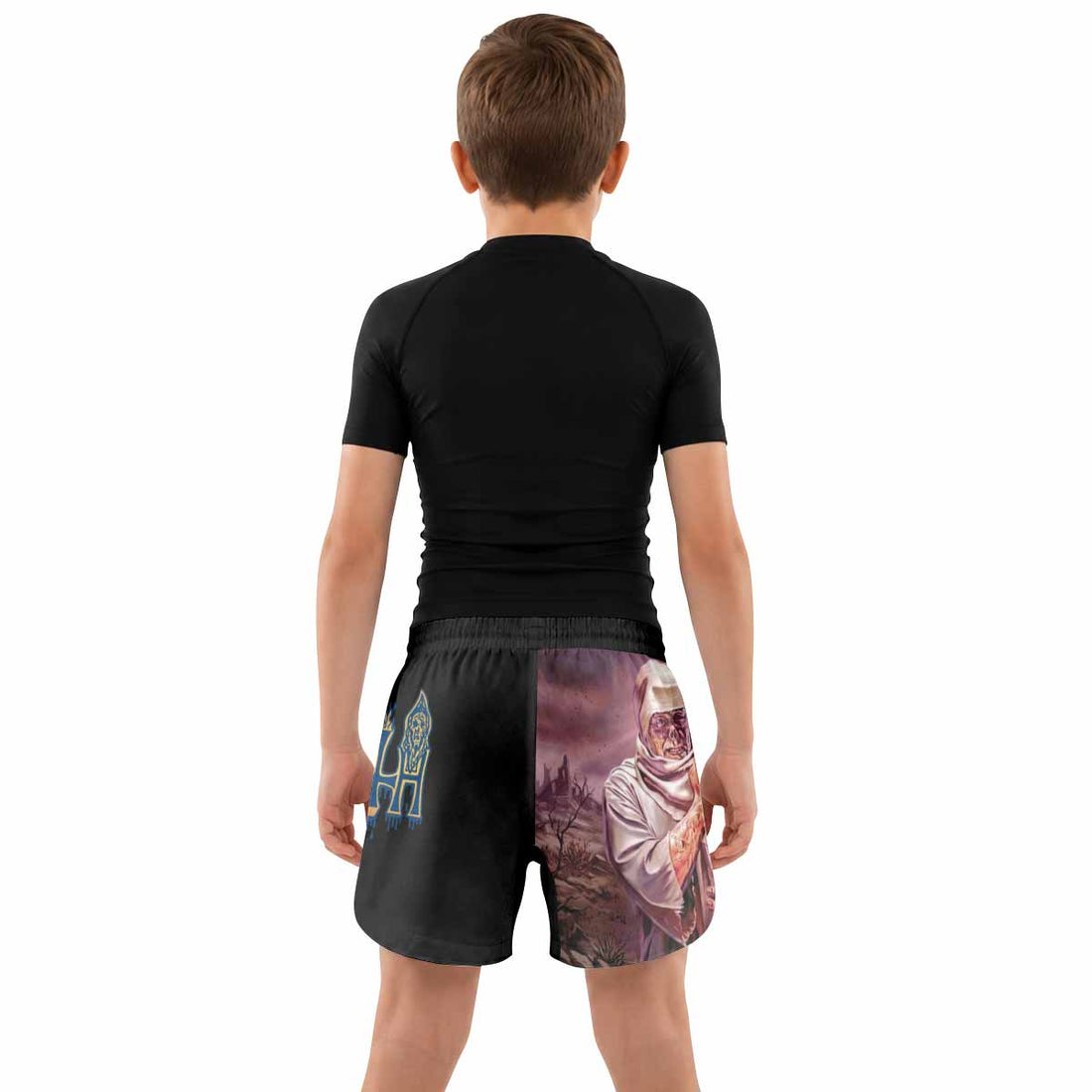 Death Leprosy Kids Grappling Shorts - lifestyle