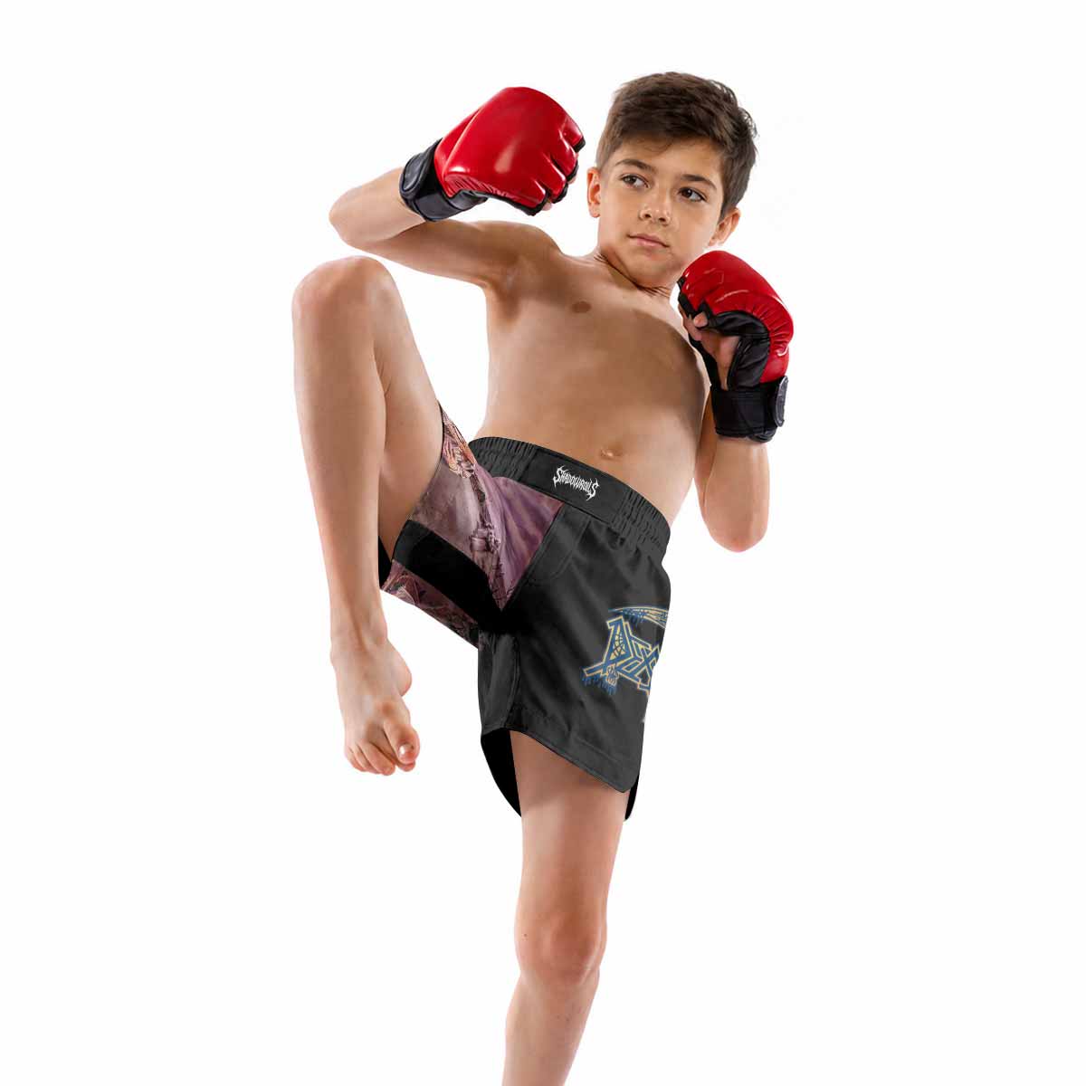 Death Leprosy Kids Grappling Shorts - lifestyle