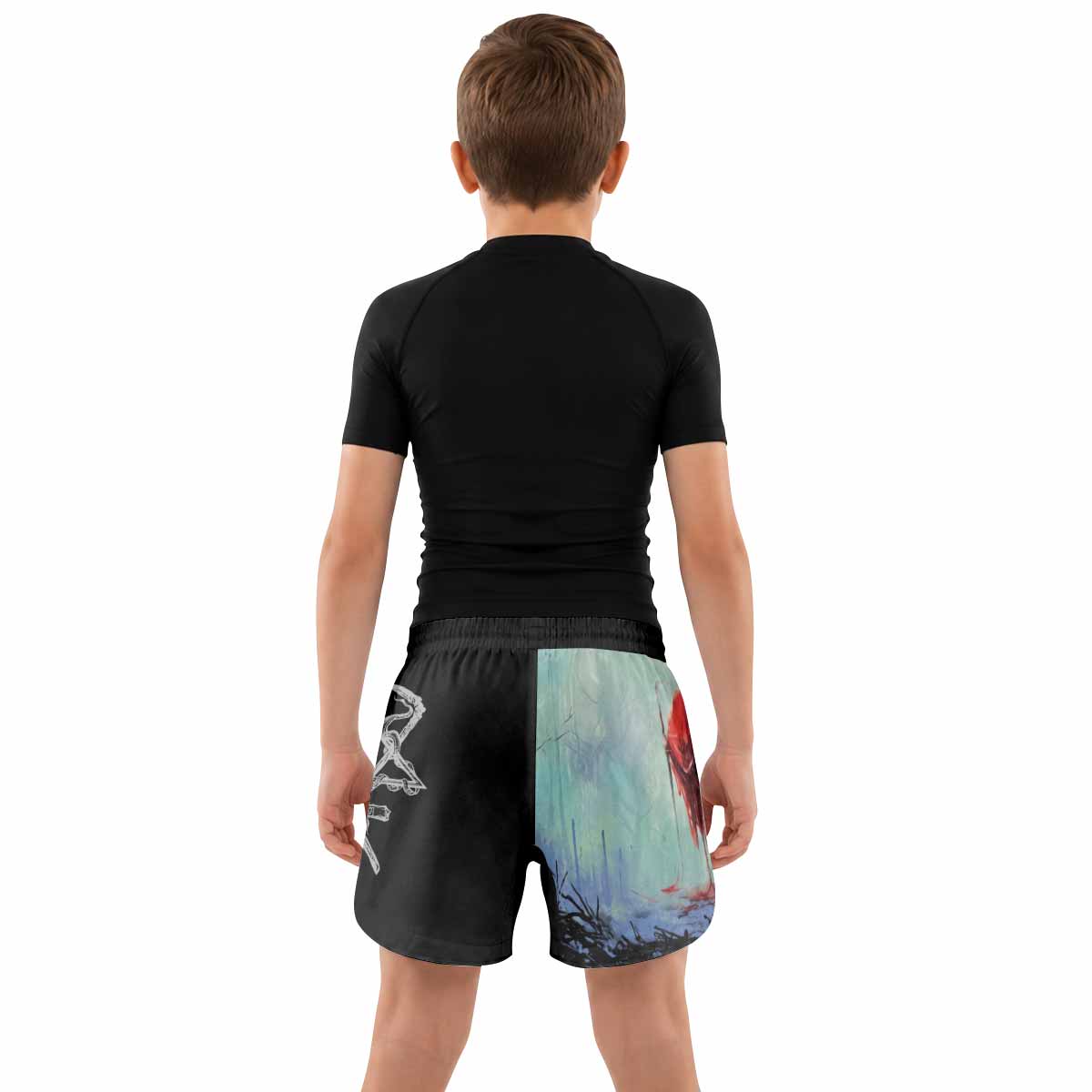 Lorna Shore And I Return To Nothingness Kids Grappling Shorts - lifestyle