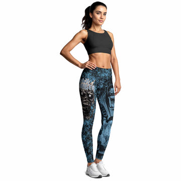 Iron Maiden Fear Reaper Eddie Women's Leggings - lifestyle view