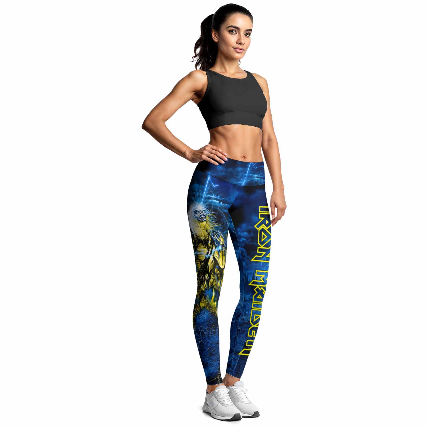 Iron Maiden Live After Death Eddie Women's Leggings - lifestyle view