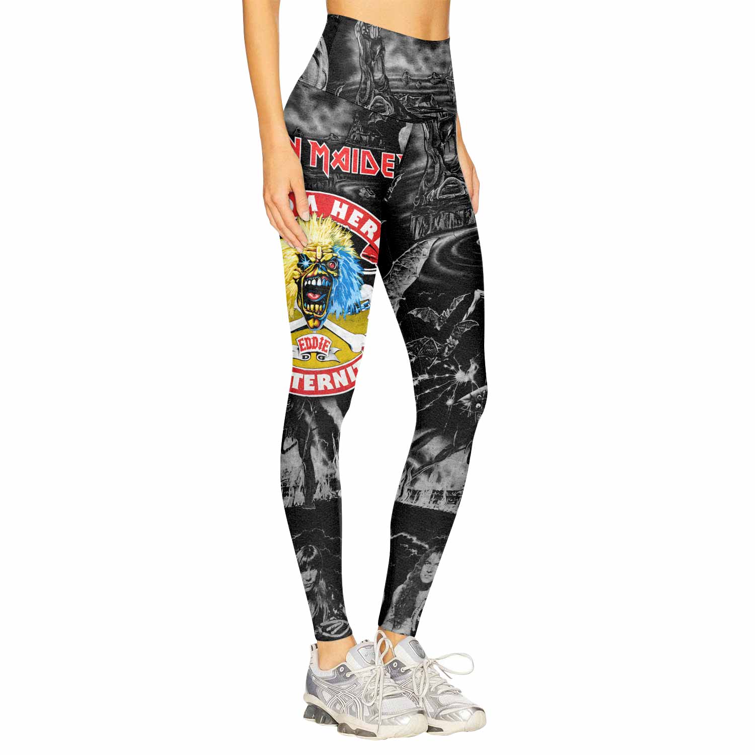 Iron Maiden From Here to Eternity Eddie Women's Leggings - right side mockup