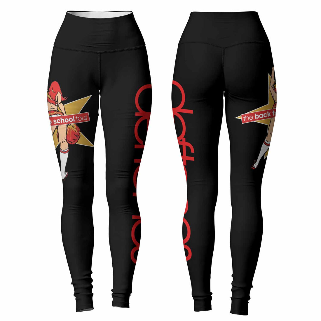 Deftones Back to School Tour Women's Leggings - lifestyle view