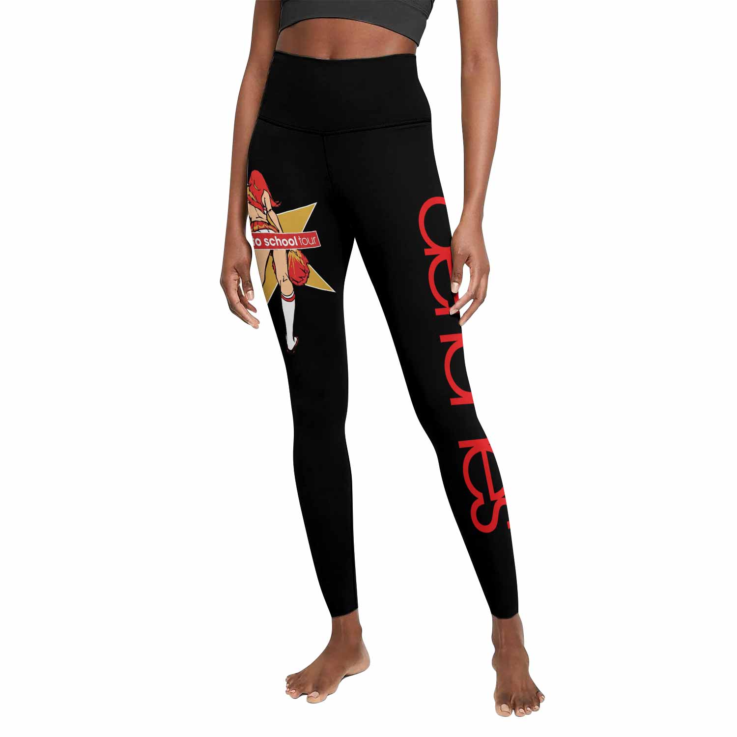 Deftones Back to School Tour Women's Leggings - front view mockup