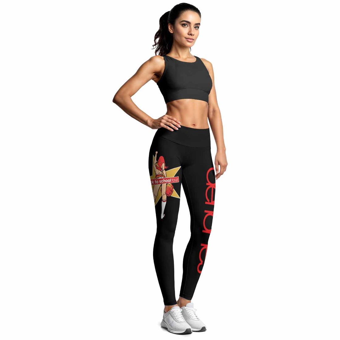 Deftones Back to School Tour Women's Leggings - lifestyle view